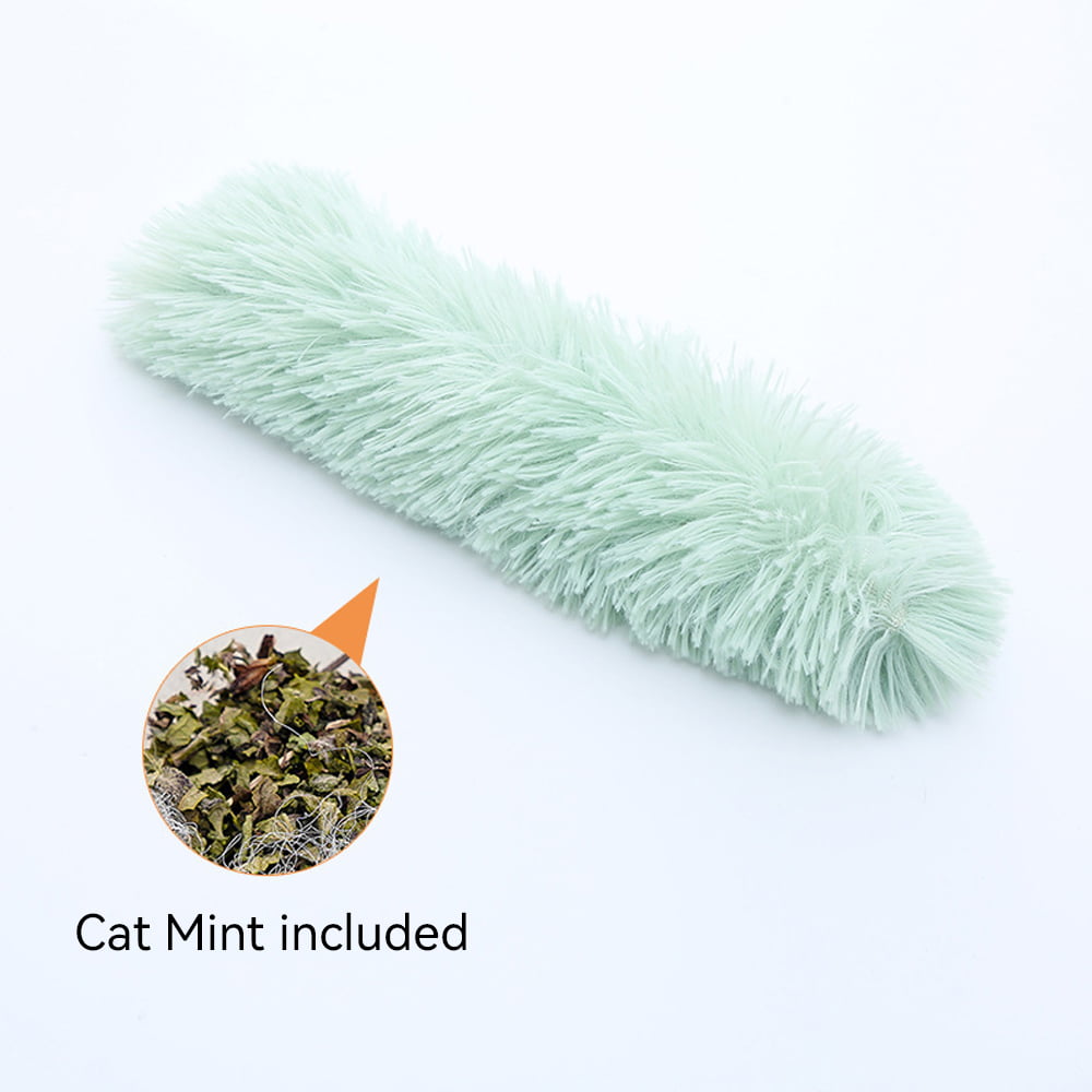 Carkira Cat Toys 3-Pack Catnip Plush Fabric Kick Stick Chase Chew Pet Toys