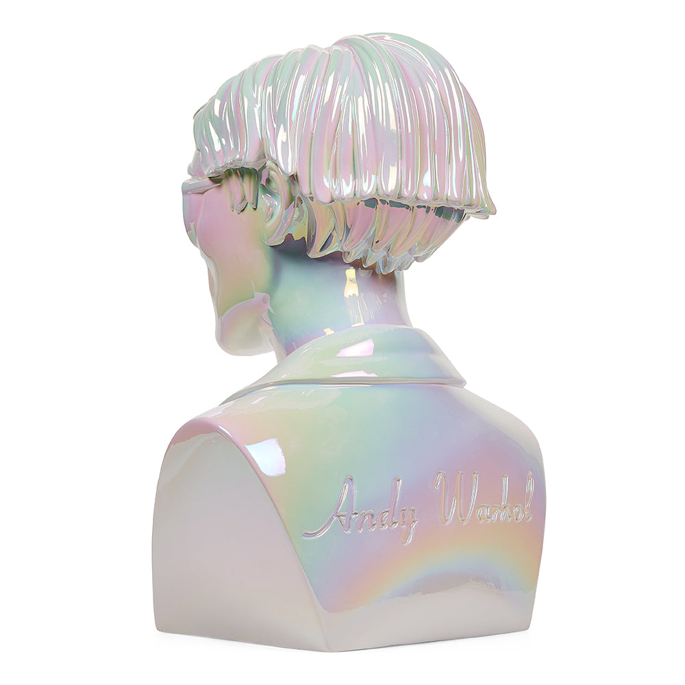 Andy Warhol 12” Bust Vinyl Art Sculpture – Iridescent Edition (Limited Edition of 300)