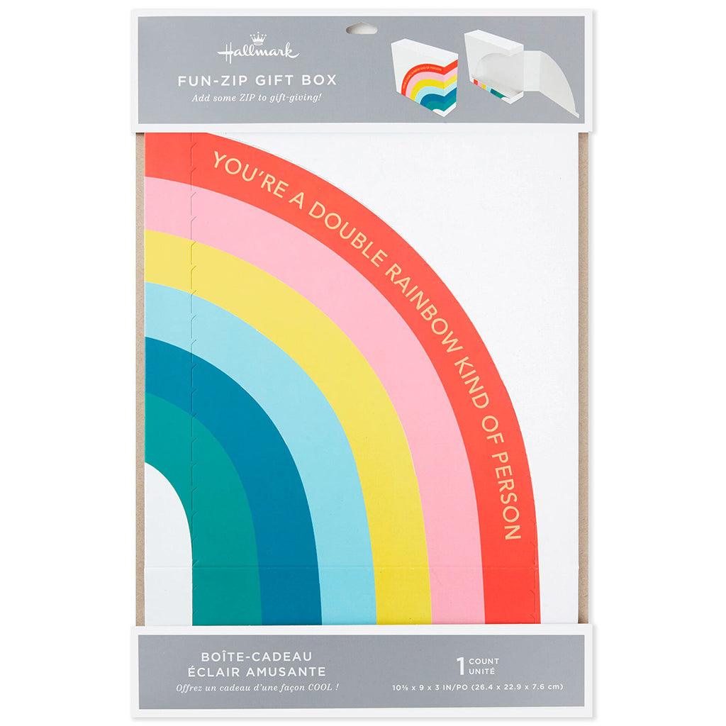 Hallmark  Rainbow Fun-Zip Gift Box