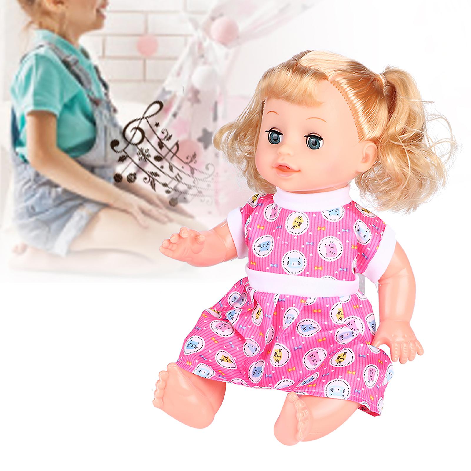 Baby Doll Toy Highly Simulation Children Educational Pretend Play Doll Toy With Sound Effectsy004-9 Girl