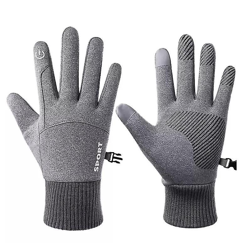 Winter Waterproof Men Gloves Windproof Sports Fishing Touchscreen Driving Motorcycle Ski Non-slip Warm Cycling Women Gloves