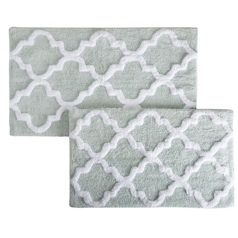 Portsmouth Home 2-piece Trellis Bath Mat Set