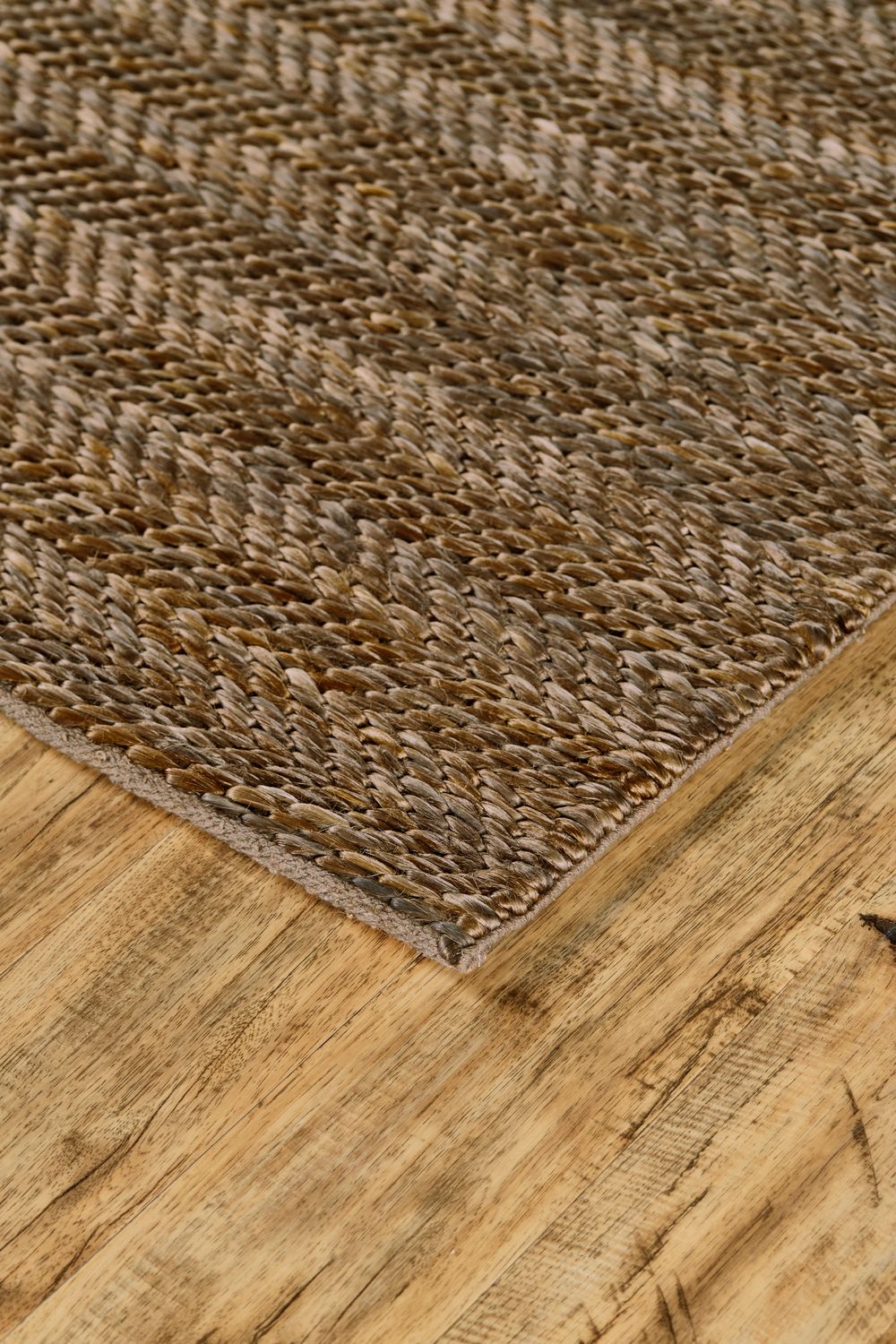 Knox Hand Woven Tan and Gray Rug by BD Fine