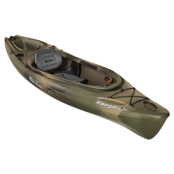 Old Town Vapor 10 Angler SitInside Kayaks  10ft Brown Camo