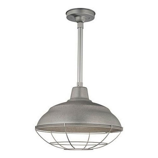 Millennium Lighting R Series 1 Light Pendant Galvanized