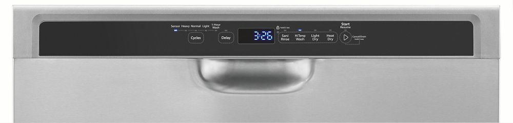 Whirlpool WDF560SAFM Stainless Steel Dishwasher With 1-Hour Wash Cycle