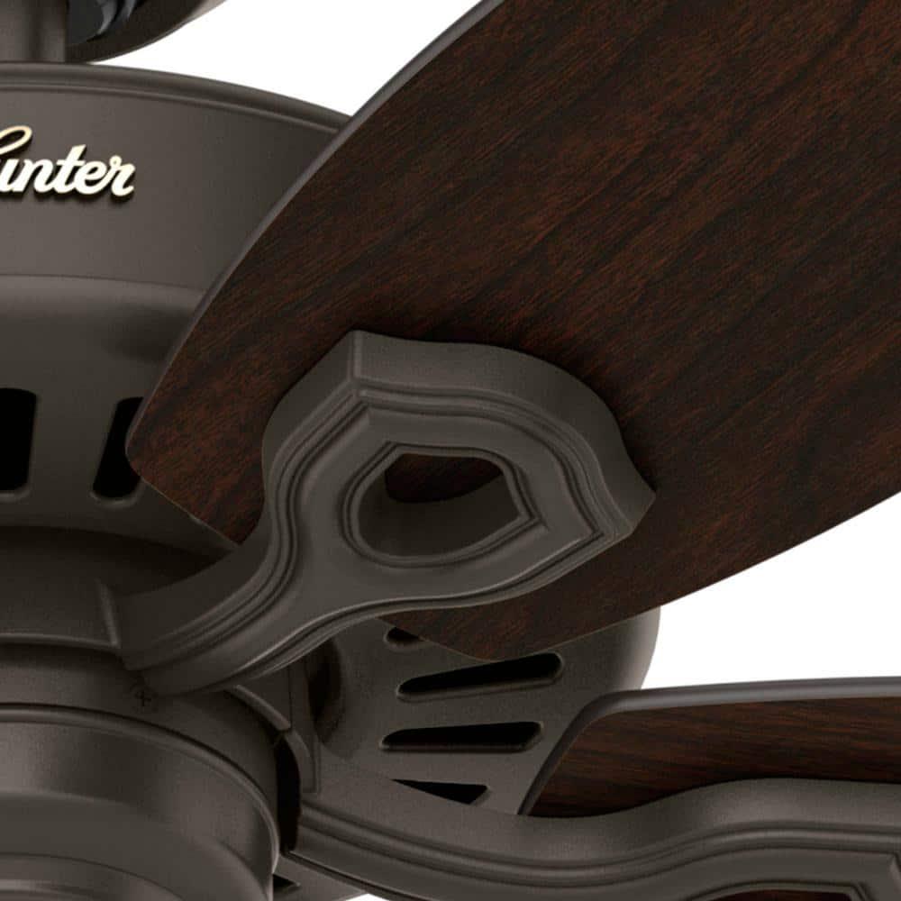 Hunter Builder Elite 52 in IndoorOutdoor New Bronze Ceiling Fan with Remote