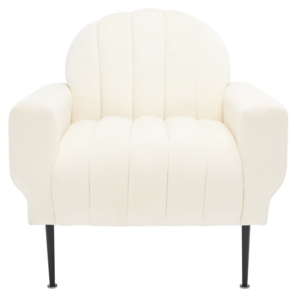 SAFAVIEH Couture Josh Channel Tufted Accent Chair   33\