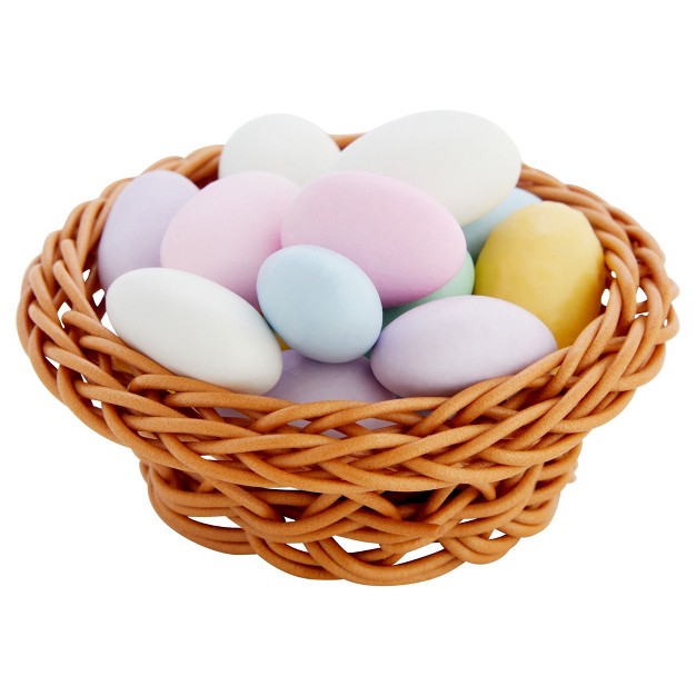 Bright Creations 24 Pack Mini Woven Baskets For Treats And Easter Decor Brown 3 1 X 1 2 Inches