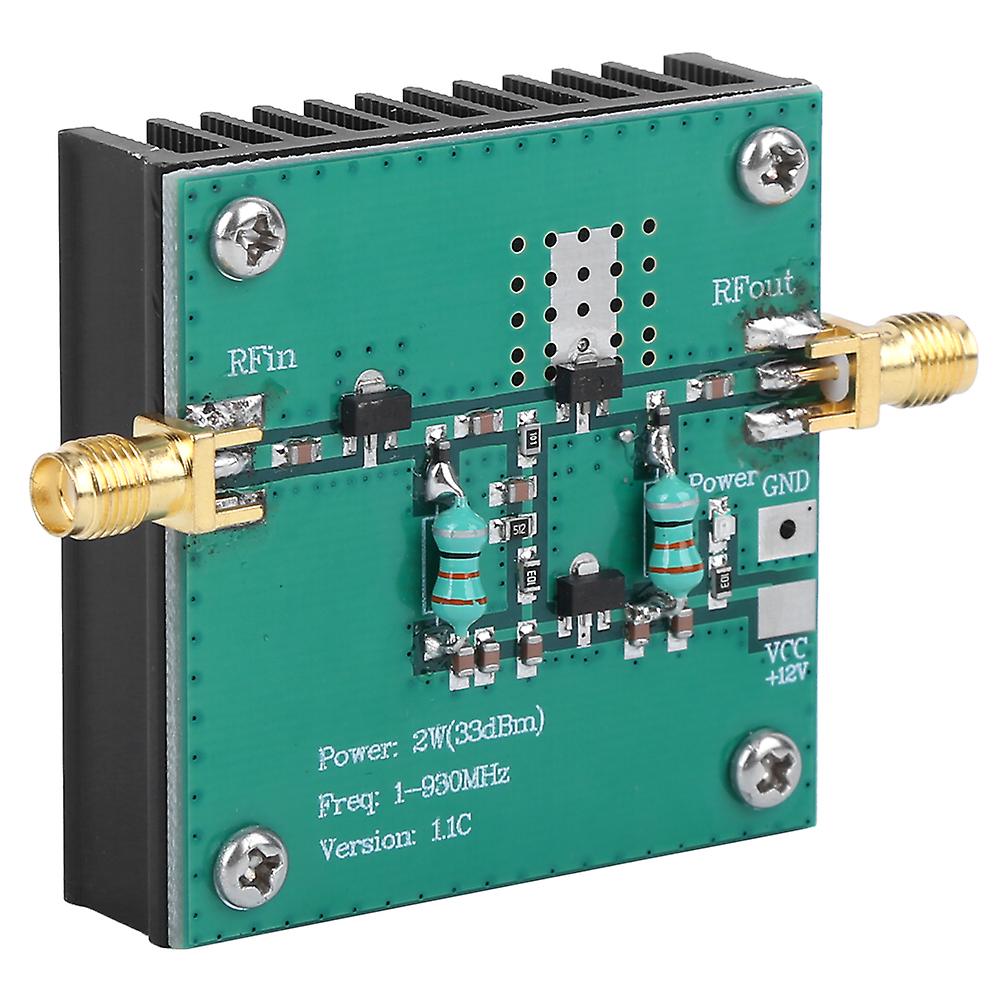 Rf Broadband Power Amplifier Module Electrical Accessory Standard Sma Female 1and#8209;930mhz 2.0w