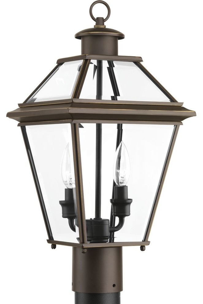 Burlington 2 Light Post Lantern   Traditional   Post Lights   by Progress Lighting  Houzz