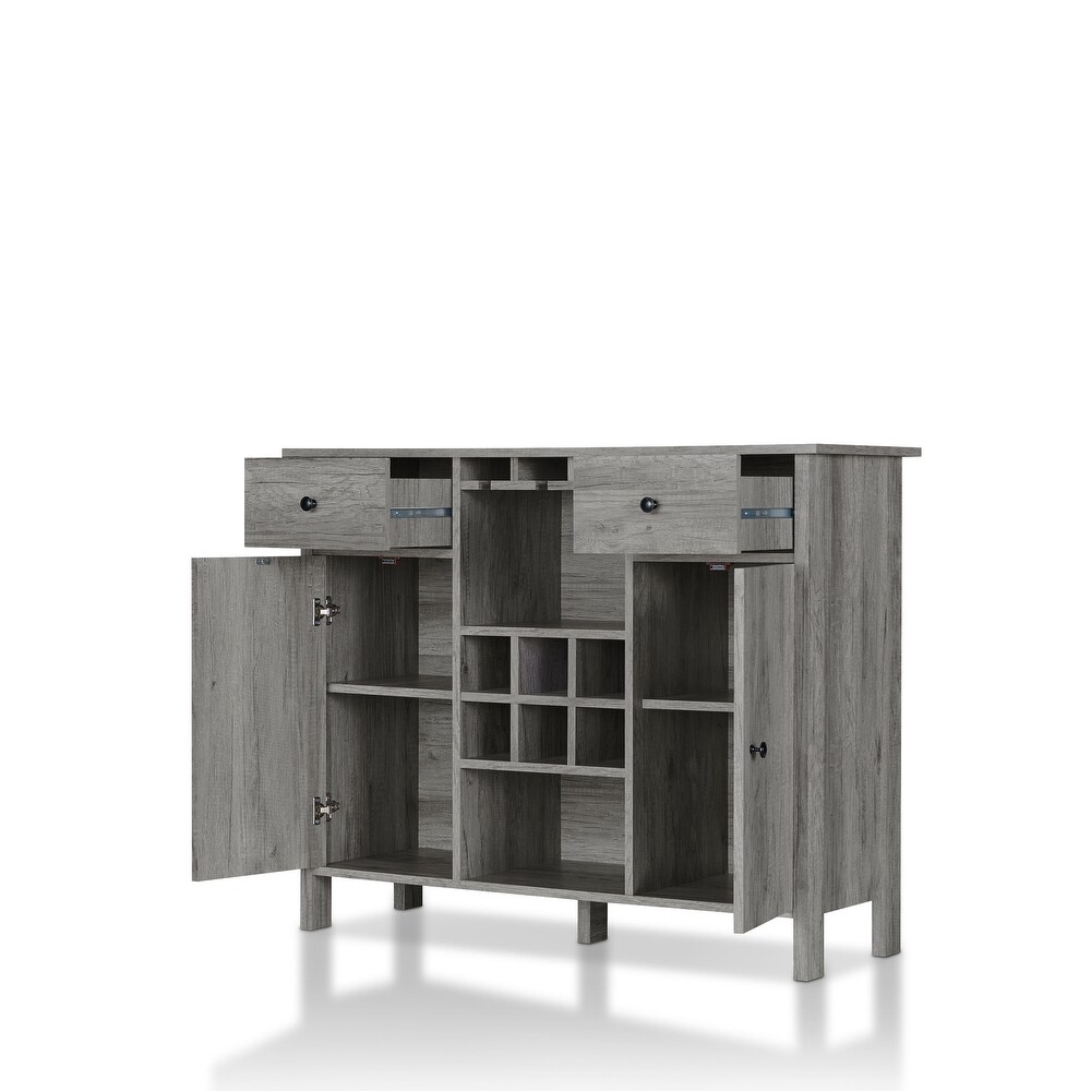 Furniture of America Madrid Contemporary 5 shelf Buffet