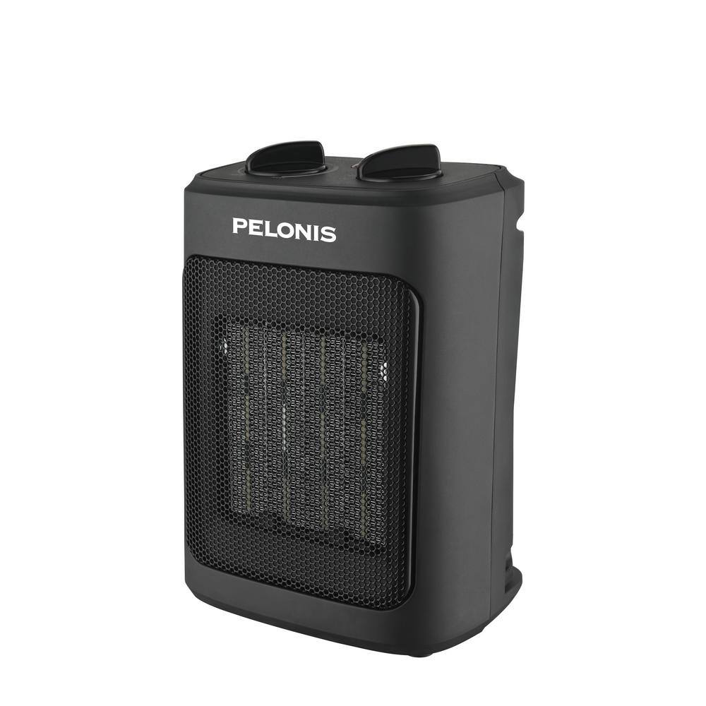 Pelonis 1500-Watt 9 in. Electric Personal Ceramic Space Heater with Thermostat CH1001