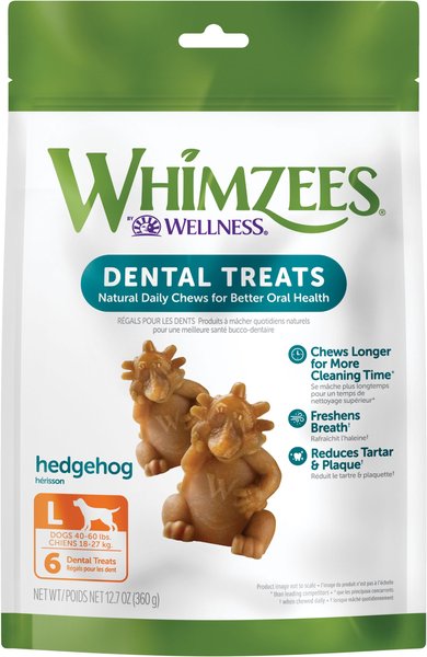 WHIMZEES Hedgehog Large Grain-Free Dental Dog Treats