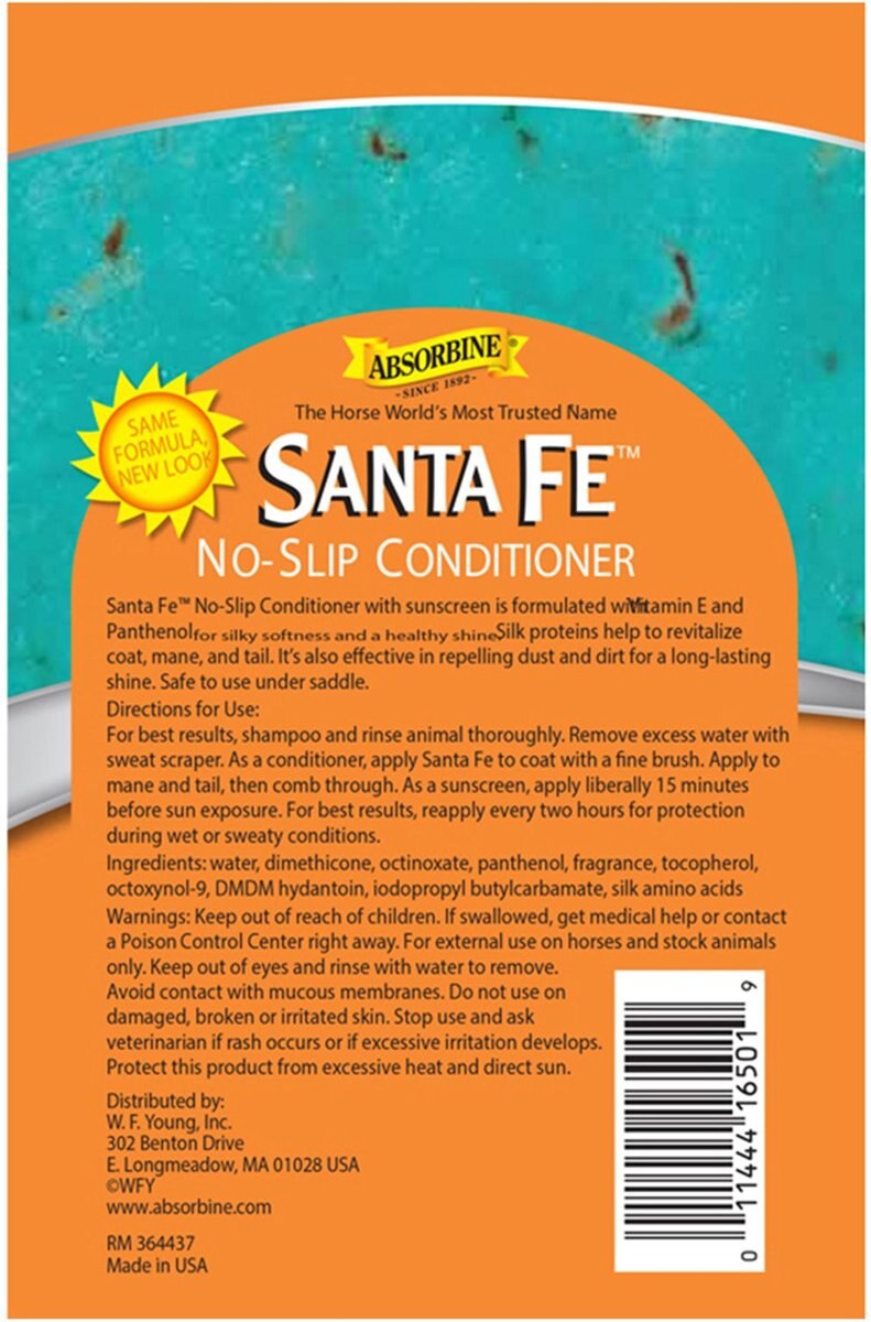 Absorbine Santa Fe Coat Conditioner and Sunscreen Horse Spray