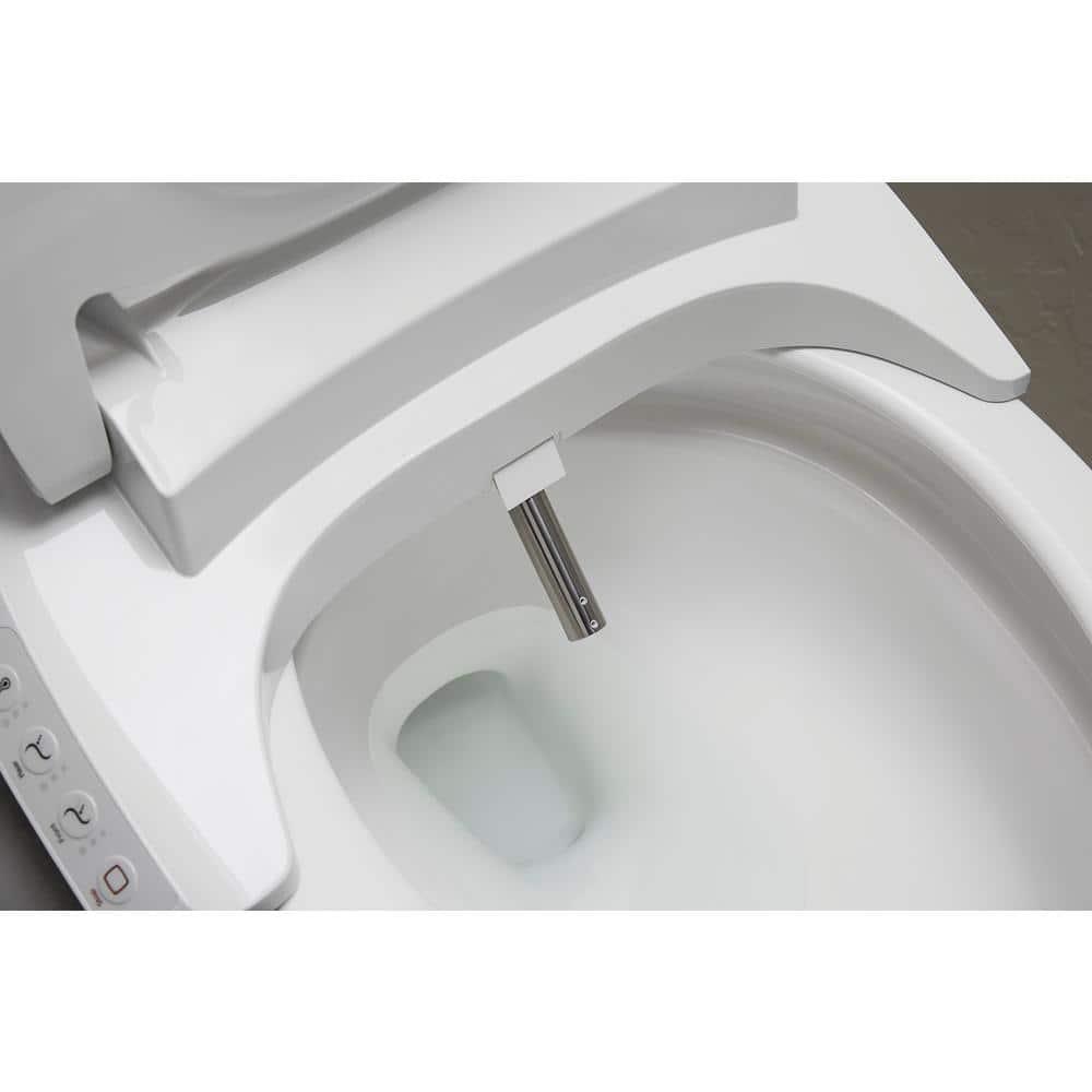 KOHLER C3430 Electric Heated Nightlight Remote Control Bidet Seat for Elongated Toilet in White