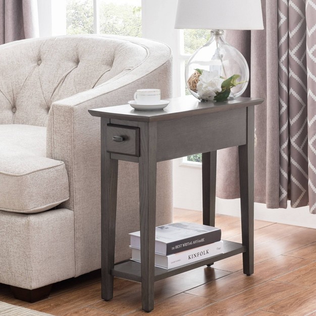 Favorite Finds Recliner Table Smoke Gray Leick Home