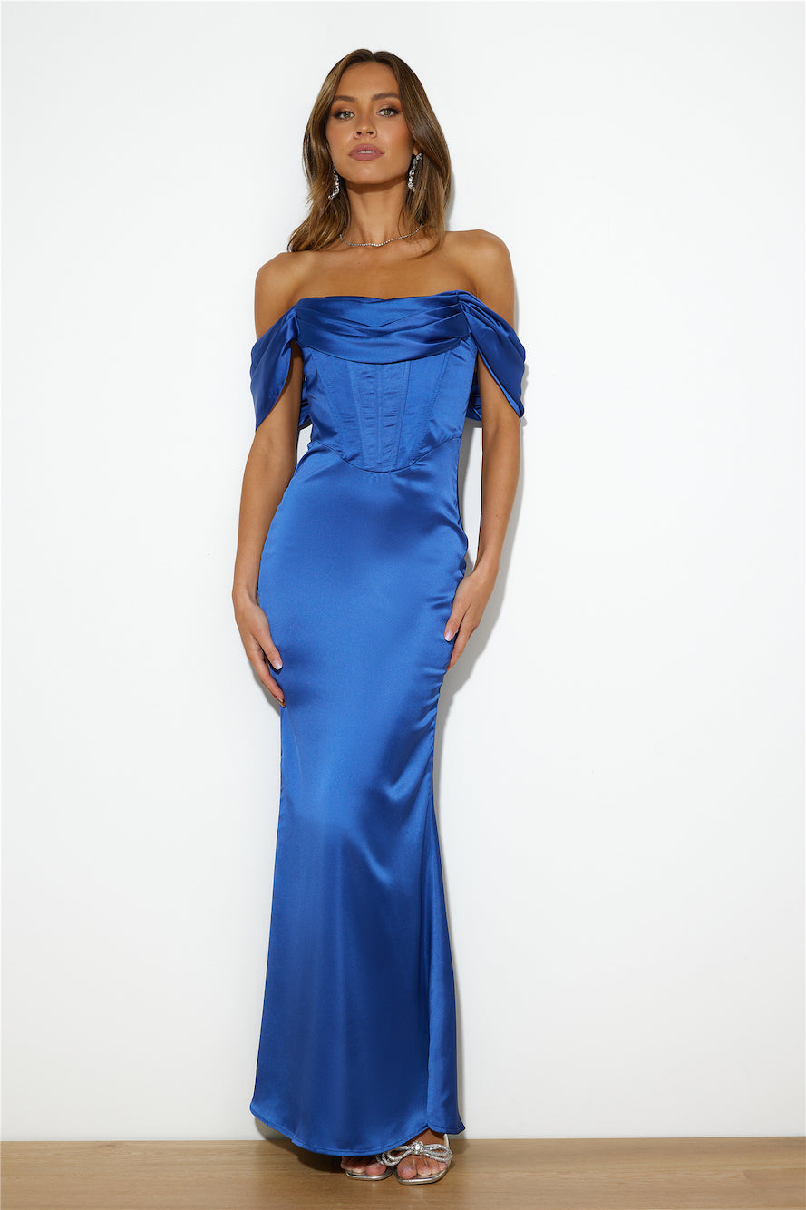 Kingdom Come Maxi Dress Blue