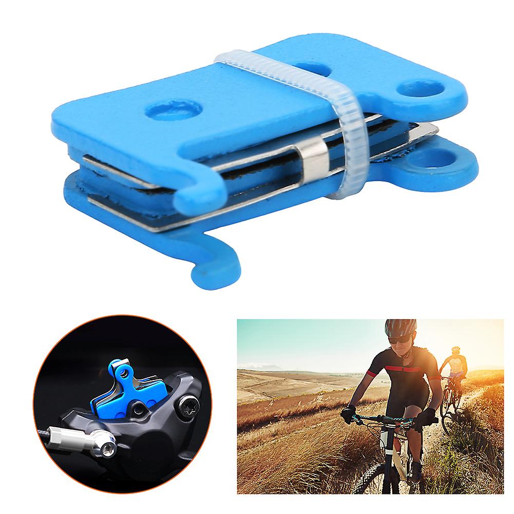 1 Pair Blue Metal Durable High Quality Mountain Bike Bicycle Disc Brake Pad Heavy Duty Cycling Accessorydb-r2