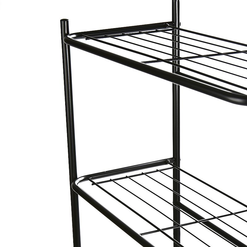 Mind Reader Alloy Collection 3-Tier Over the Toilet Space Saver Rack