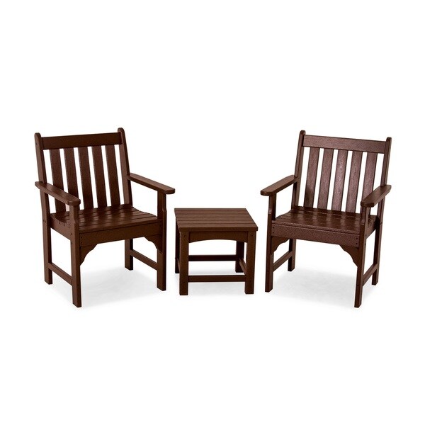 POLYWOOD Vineyard 3Piece Garden Chair Set