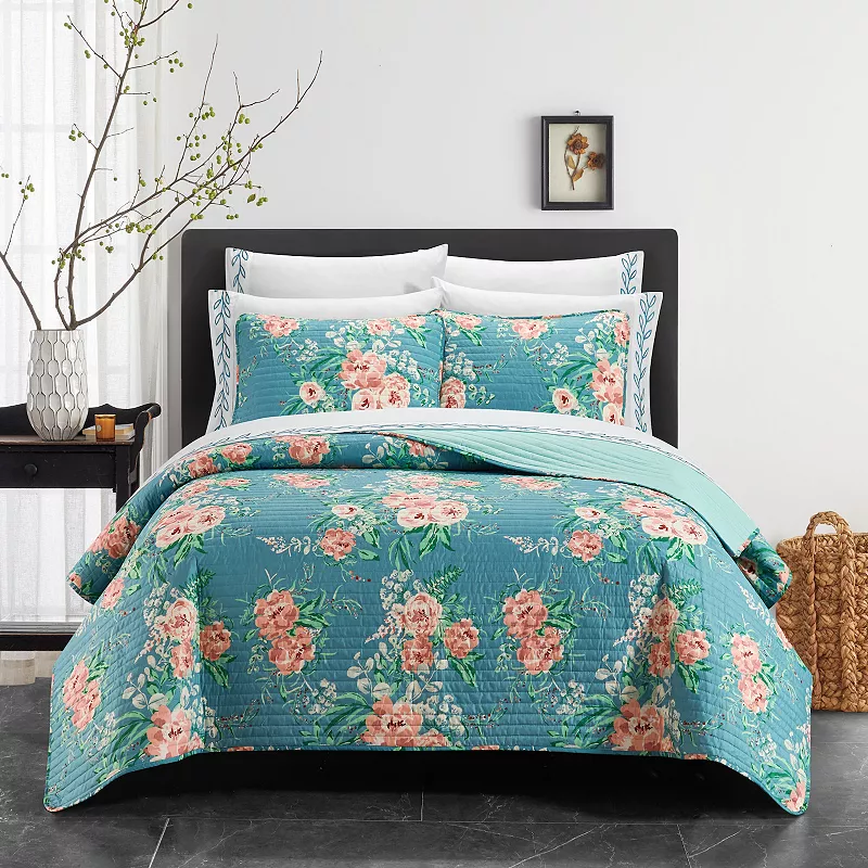 Chic Home Carlotta Quilt Set with Sheets