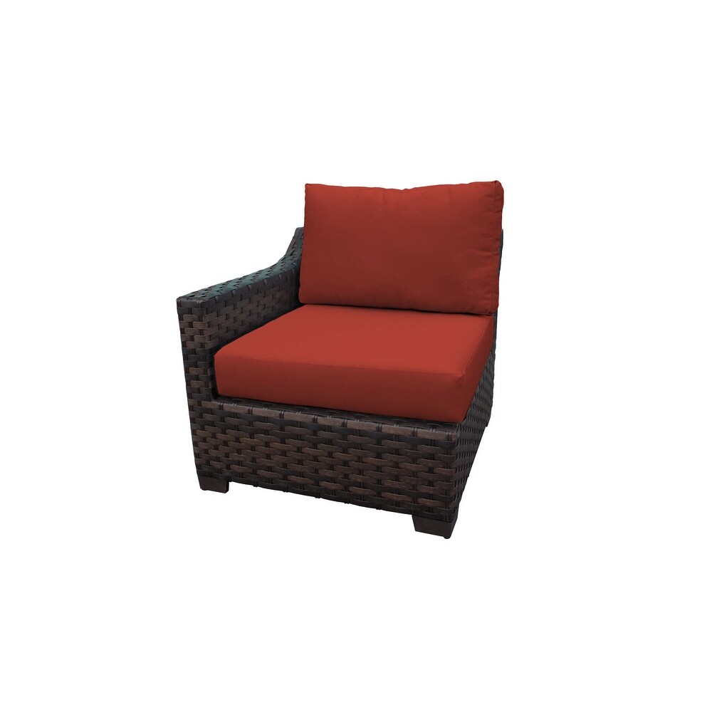 Kathy Ireland River Brook Wicker 4 piece Outdoor Patio Set