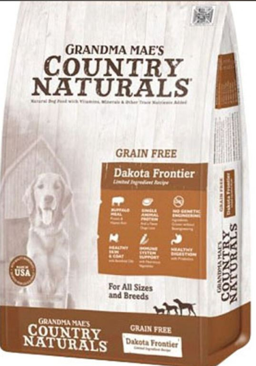 Grandma Mae's Country Naturals Grain Free Dakota Frontier Recipe Dry Dog Food