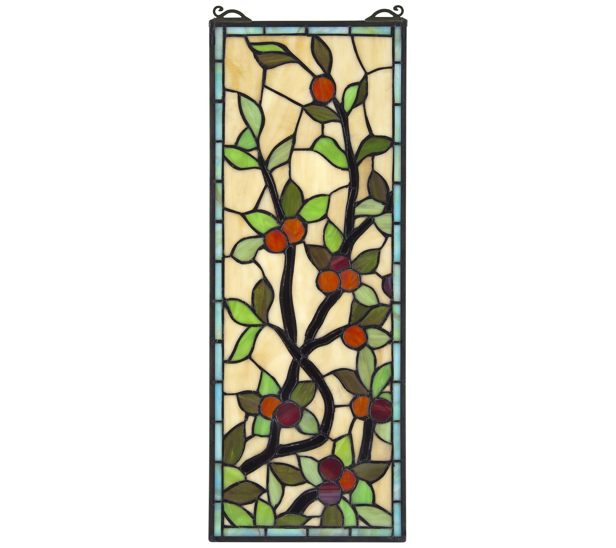 Design Toscano Morris Trellis Stained Glass Window