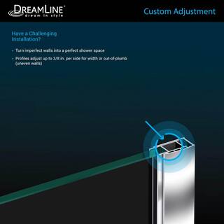 DreamLine Prism 38 in. x 38 in. x 74.75 in. Semi-Frameless Pivot Neo-Angle Shower Enclosure in Brushed Nickel with White Base DL-6031-04