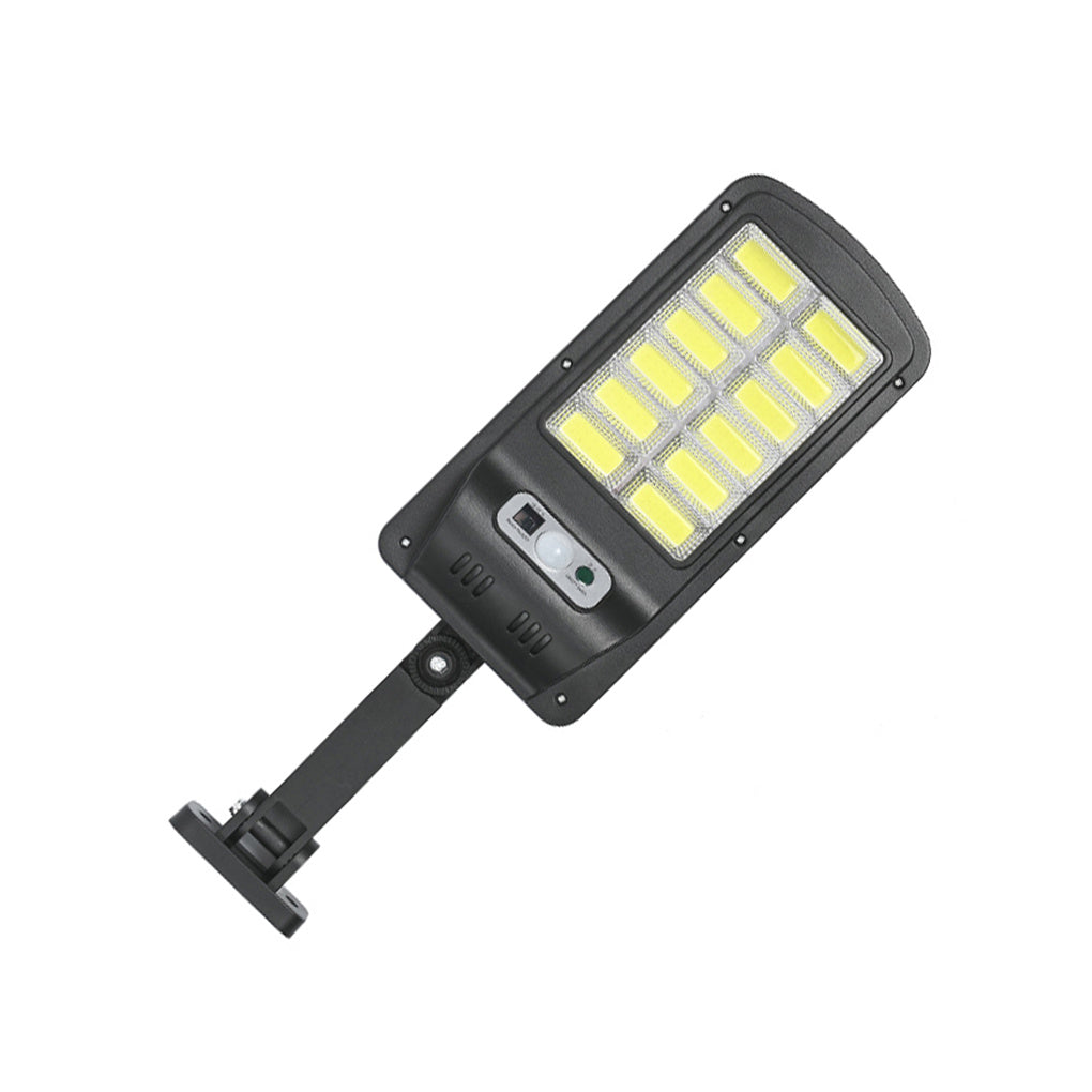 Solar Light Large Outdoor Solar Waterproof Street Light Garden Infrared Sensor Sensor Smart Remote Control Wall Light  12 grid lamp