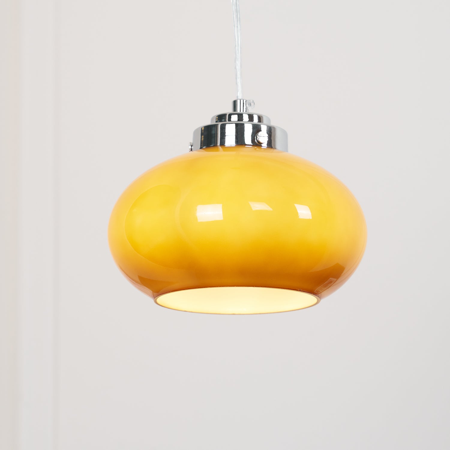 Oval Persimmon Pendant Light