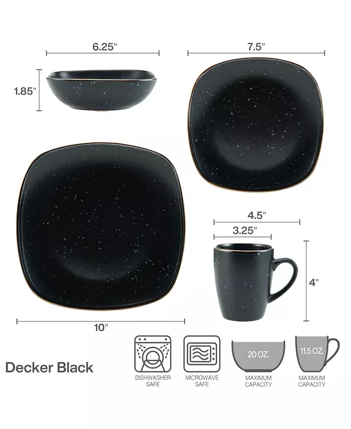 Pfaltzgraff Decker 16 Piece Dinnerware Set