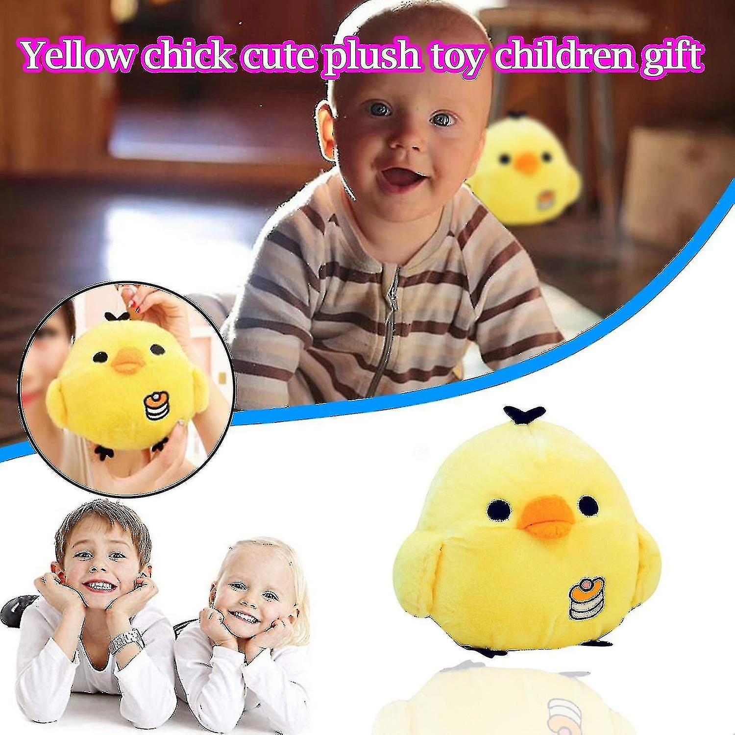 Creative And Novel Cartoon Chick Doll Yellow Chick Cute Plush Toy Gift