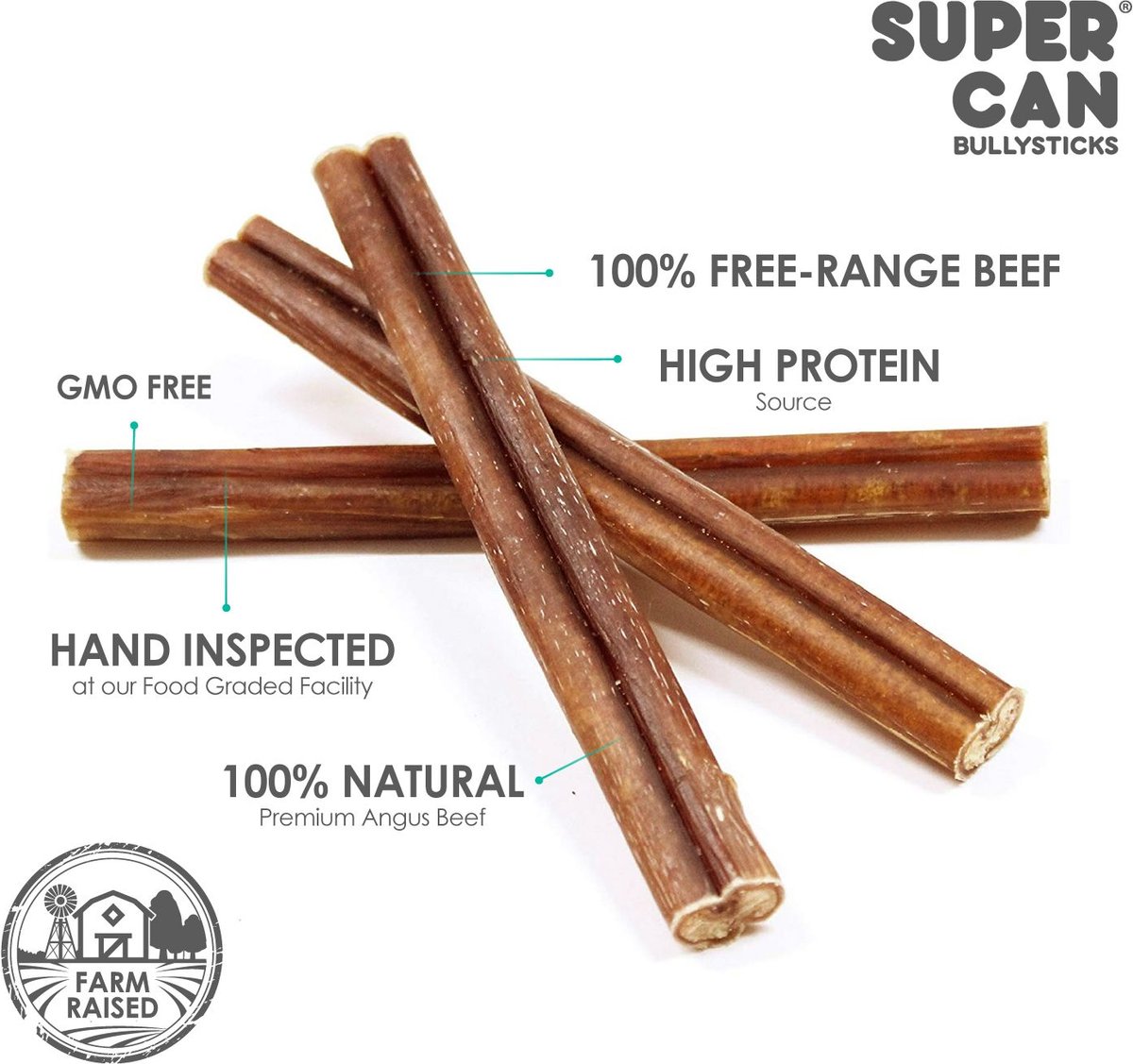 SuperCan Bully Sticks 6-in Standard Bully Sticks Dog Treats