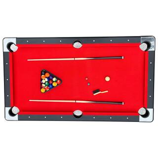 Hathaway Fairmont 6 ft. Portable Pool Table Red BG50347🎉Limited Time Offer🎉