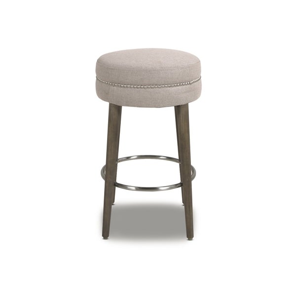 Carson Carrington Parsbol 30-inch Country Grey Backless Bar Stool