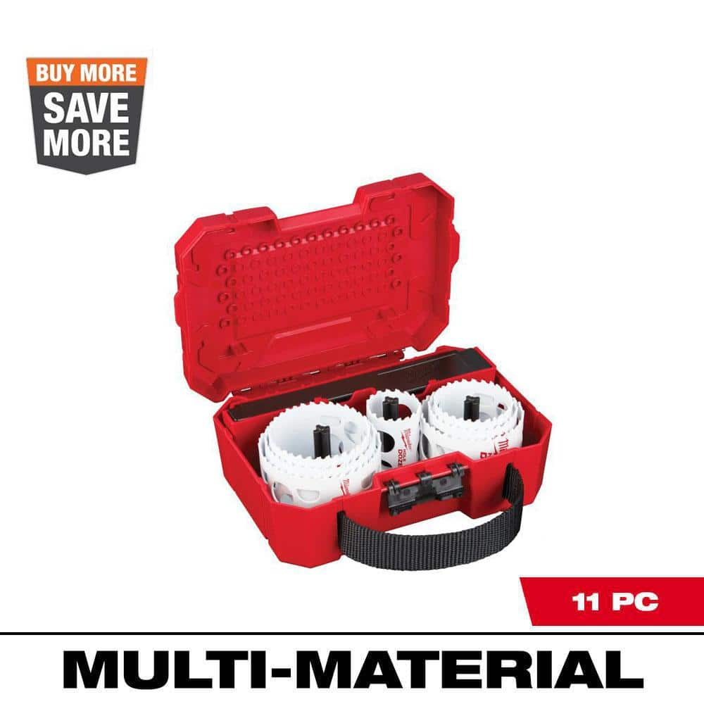 Milwaukee Hole Dozer General Purpose Bi-Metal Hole Saw Set (11-Piece) 49-22-4020