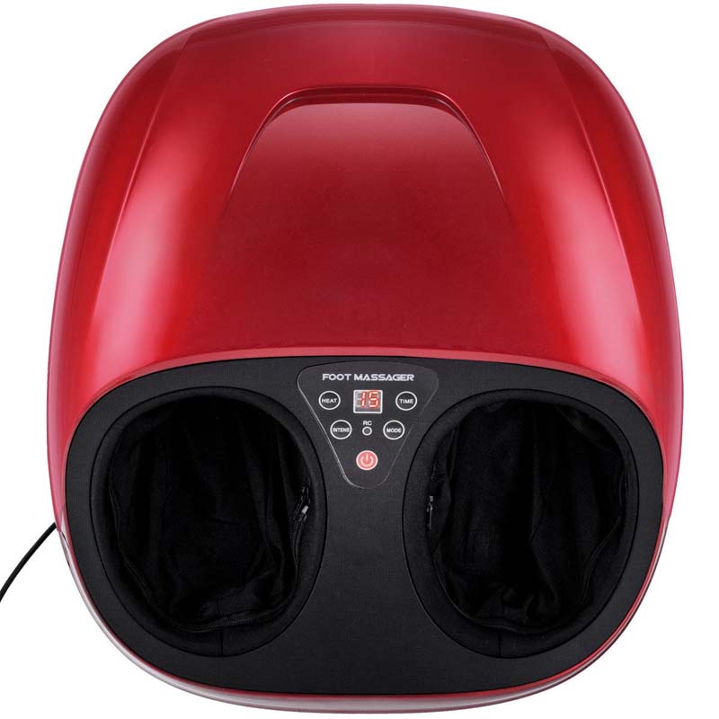 Foot Massager Machine with Heat & Remote, Shiatsu Foot Massager with Deep 3D Kneading Rolling Relieves Plantar Fasciitis