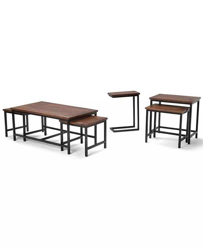 Simpli Home Skyler 2pc Nesting Tables