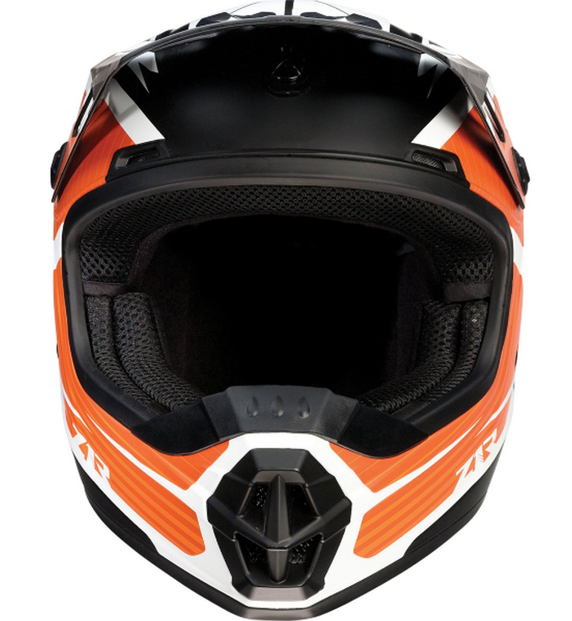 Z1R Rise Flame Youth MX Offroad Helmet Orange SM