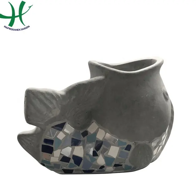 Decorative Cement Pot For Garden With Animal Shaped concrete flower pot garden decorations