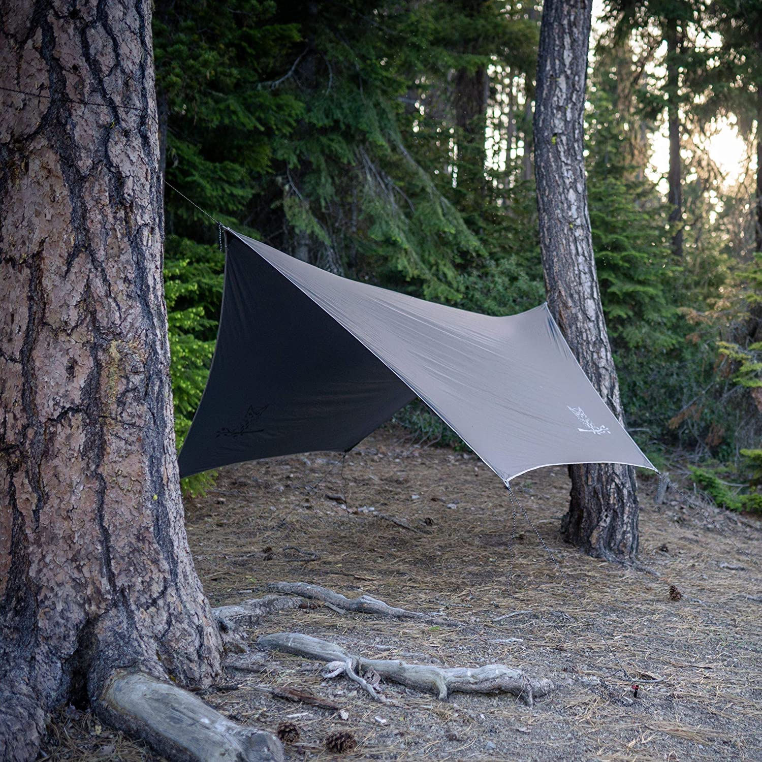 Wise Owl Outfitters Camping Tarp - 11 x 9 feet Lightweight & Waterproof Hammock Tarp w/ Easy Setup - Backpacking, Hiking, and Camping Essentials