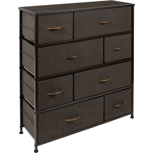 Dresser w/ 8 Drawers Furniture Storage and Chest Tower for Bedroom - - 34478683