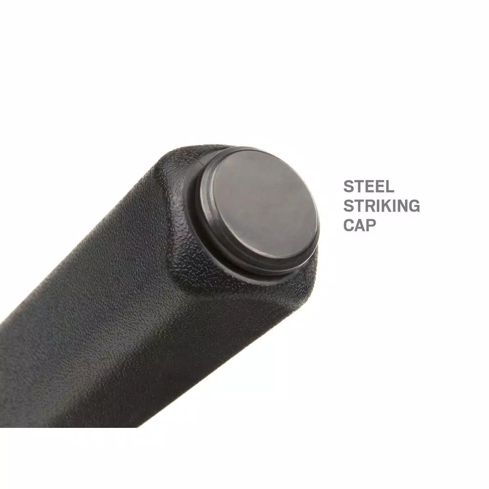 TEKTON 36 in. Angled Tip Handled Pry Bar with Striking Cap and#8211; XDC Depot