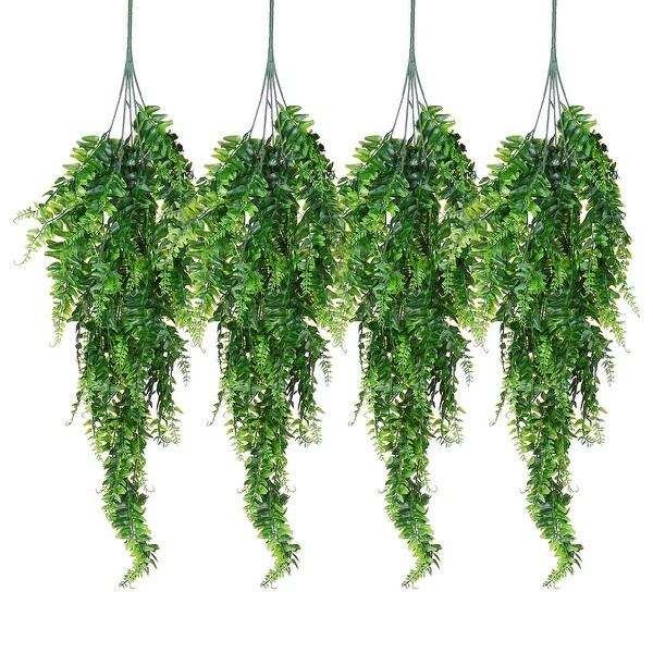 Artificial Hanging Plants Fake Ferns Hanging Vines for Home Wall