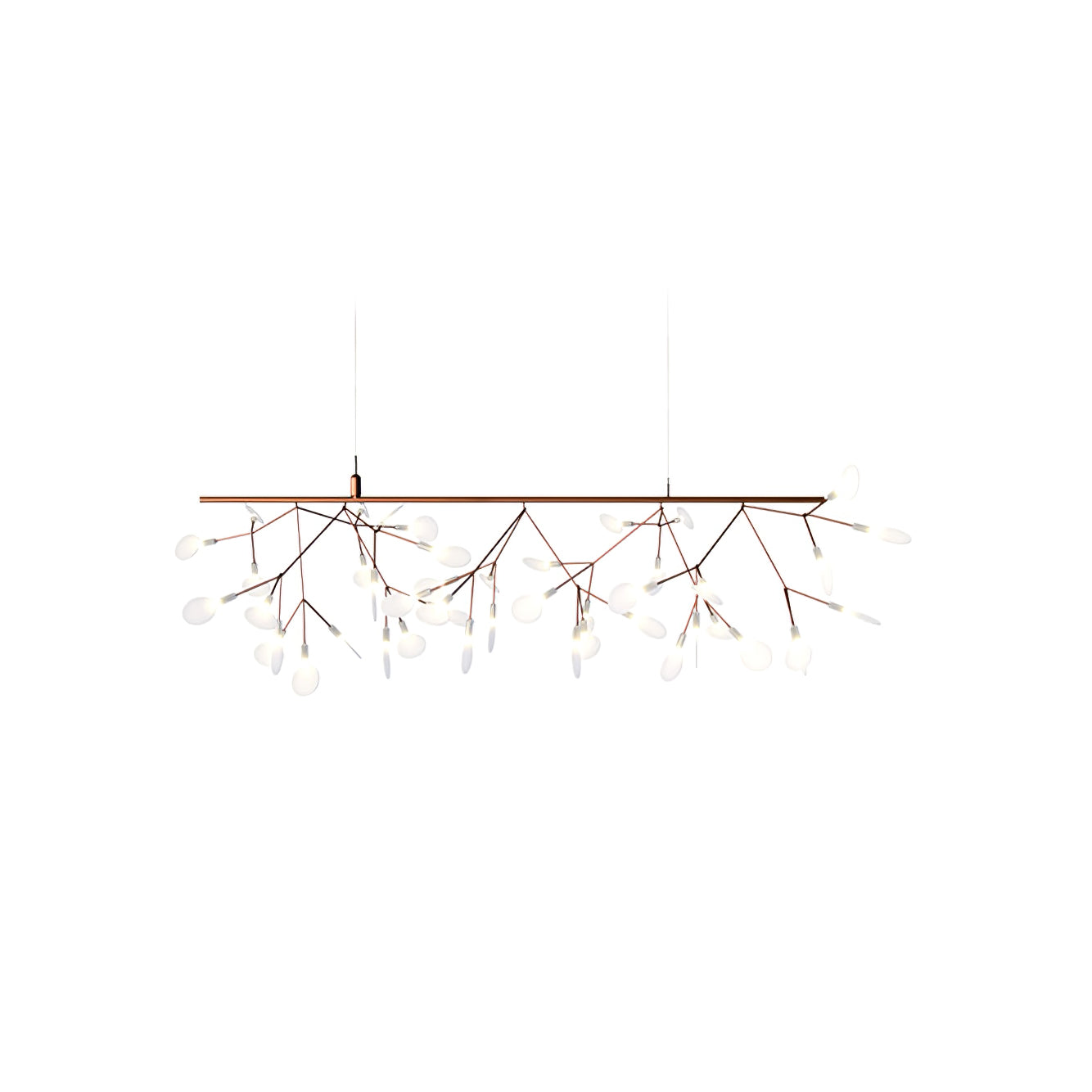 Rose Gold Firefly LED Chandelier