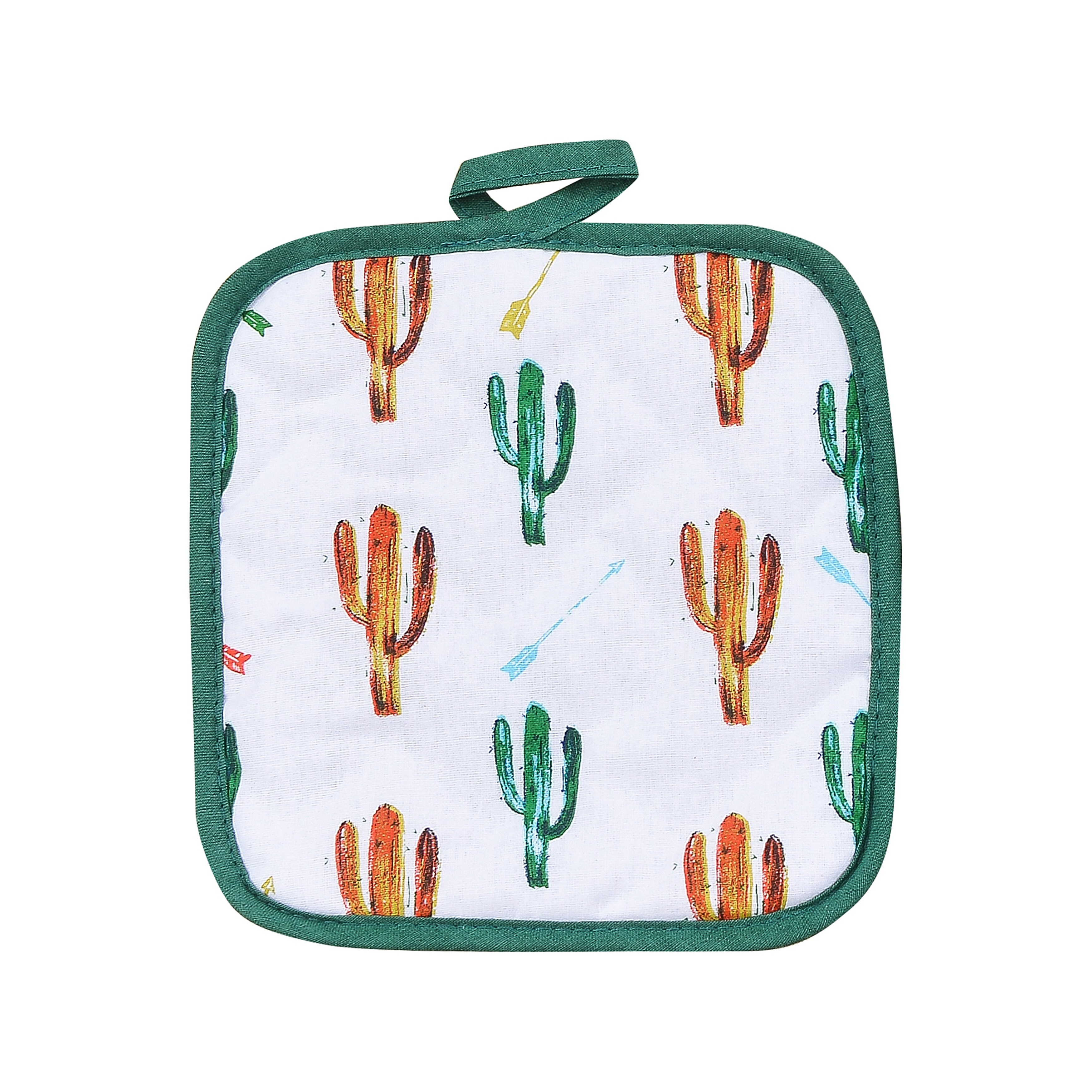 1 PC Colorful Cactus Printed Pot Holder