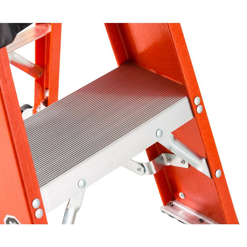 Louisville Ladder 2 ft. Fiberglass Step Stand with 300 lbs. Load Capacity Type IA Duty Rating FY8002