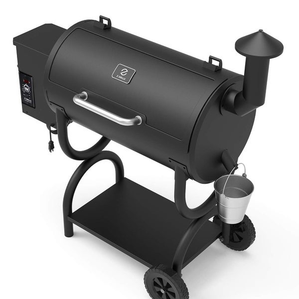 Z GRILLS 2022 Upgrade Wood Pellet Grill and Smoker 8 in 1 BBQ Grill Auto Temperature Control